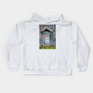 Door in the Shingled Wall Kids Hoodie